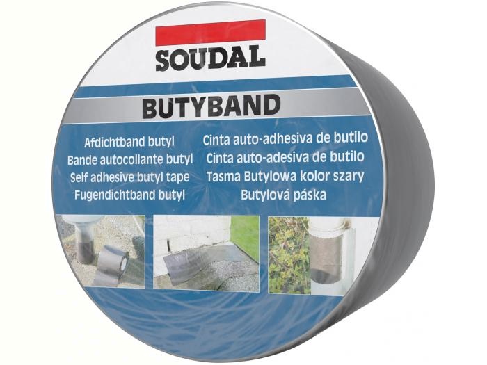 111085 Banda Butilica butyband Aluminiu 15cm x 10m